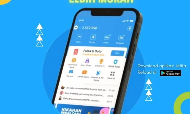 Top Up Saldo Dana Lebih Murah di Jelita Reload