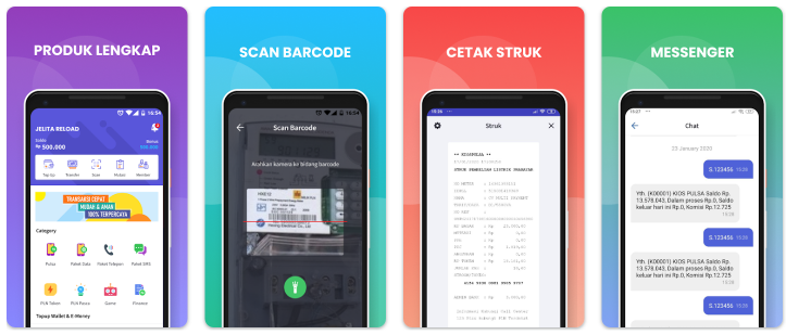 aplikasi jual pulsa dan token listrik